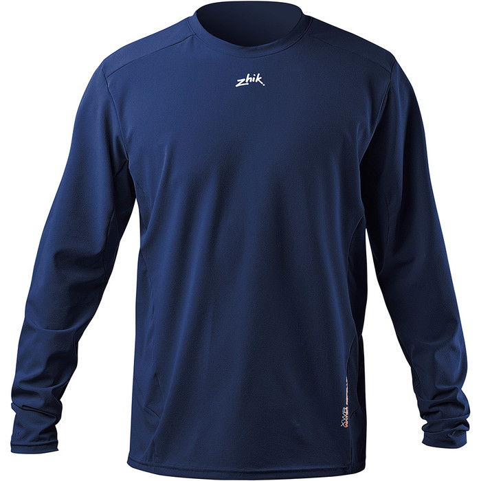 2024 Zhik Mens XWR Water Repellent Long Sleeve T Shirt ATE0093 Steel Blue